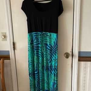 The dress is made of polyester